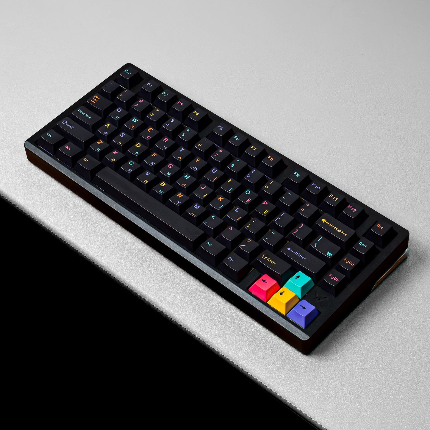 YMDK 143 Keys Underworlds Theme Cherry Profile English Russian German Spanish French PBT Dye Sub Keycap For MX Mechanical Keyboards