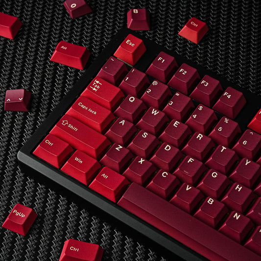 YMDK 143 Keys Jamon Theme Cherry Profile Keycaps English Russian German Spanish French PBT Dye Sub Keycap For MX Mechanical Keyboards