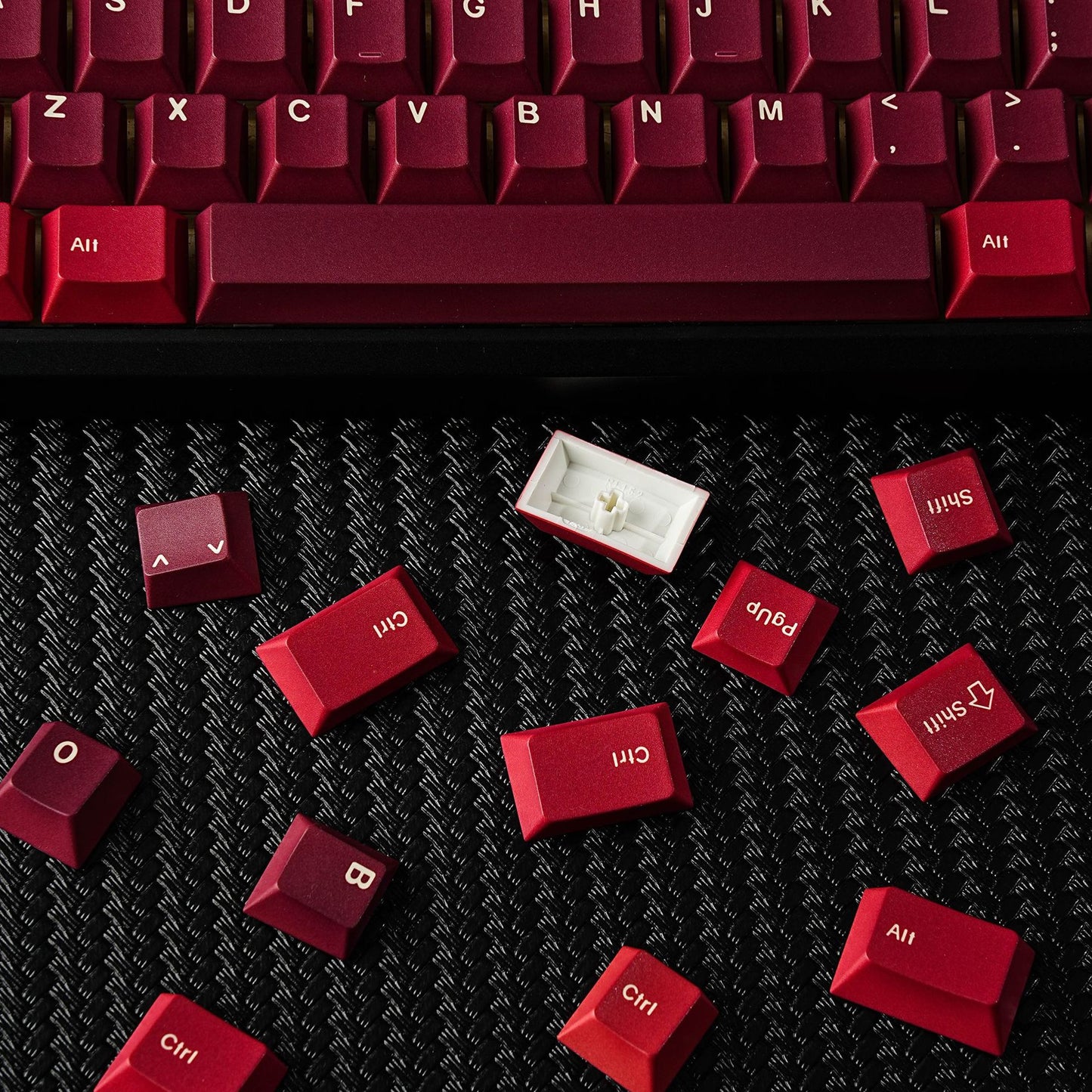 YMDK 143 Keys Jamon Theme Cherry Profile Keycaps English Russian German Spanish French PBT Dye Sub Keycap For MX Mechanical Keyboards