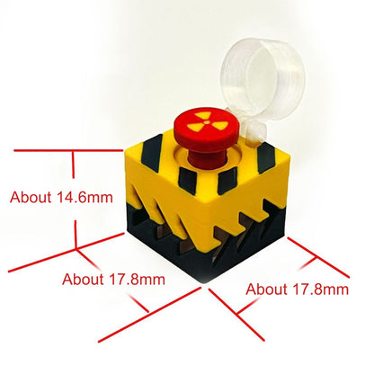YMDK Yellow Green Tank Personalized Keycaps Cool Creative Resin Custom Keycap for MX Mechanical Keyboards