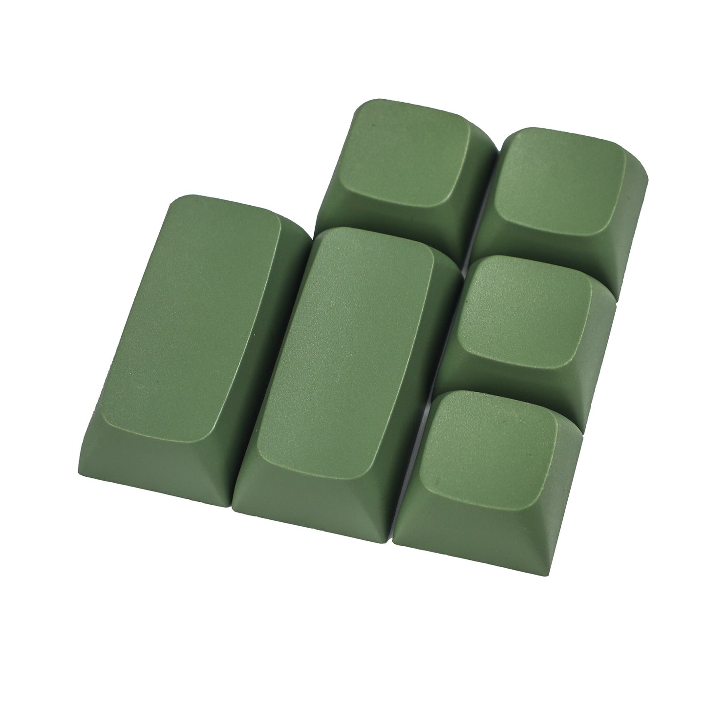 YMDK Matcha Theme ZDA Profile 68 Keycaps(Dye Sub 1.55mm Thickness  Support Ergo Ergodox Lily58 Planck Preonic)