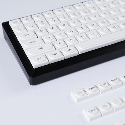 YMDK Bricks Full Set 138 keys Keycaps Classic Blocks Theme Color UV Print Frosted Low Profile Keycap for Mechanical Keyboard 104 87 84 68 61