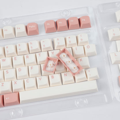 Clearance Cherry MDA Profile PBT PC Side-Lit Shine Through Keycap Set Keycaps for Mechanical Keyboard