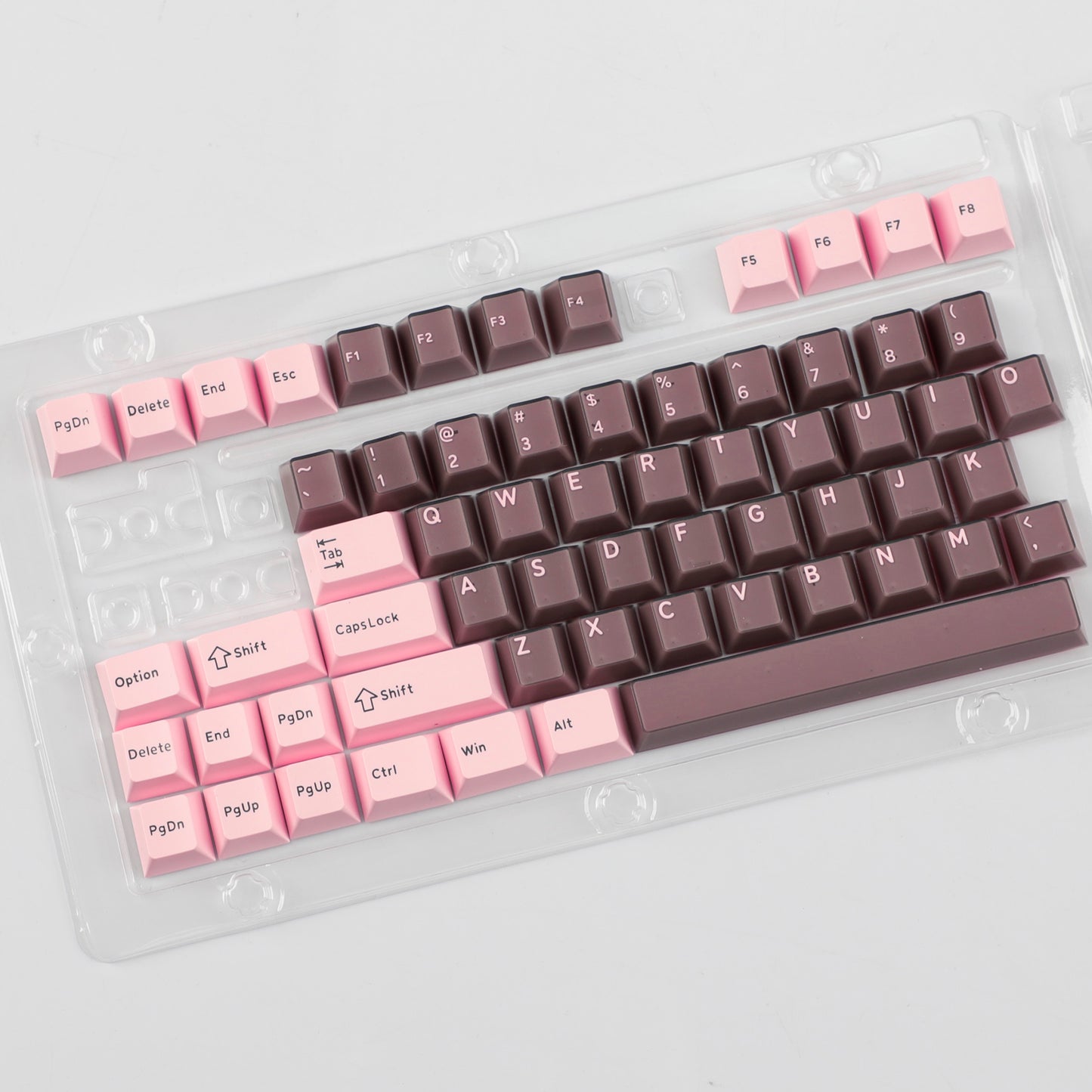 Clearance Cherry MDA Profile PBT PC Side-Lit Shine Through Keycap Set Keycaps for Mechanical Keyboard