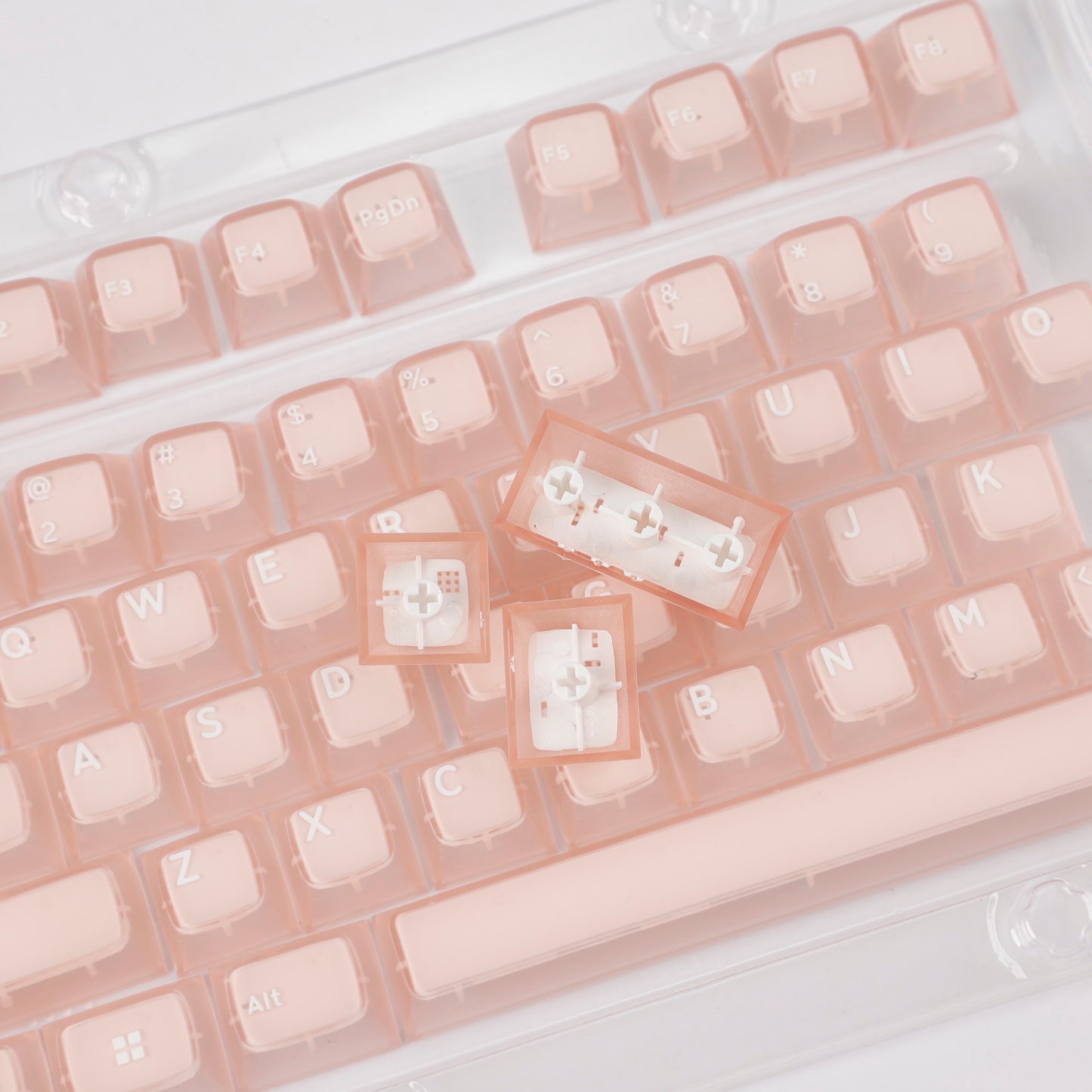 Clearance Cherry MDA Profile PBT PC Side-Lit Shine Through Keycap Set Keycaps for Mechanical Keyboard