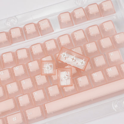 Clearance Cherry MDA Profile PBT PC Side-Lit Shine Through Keycap Set Keycaps for Mechanical Keyboard
