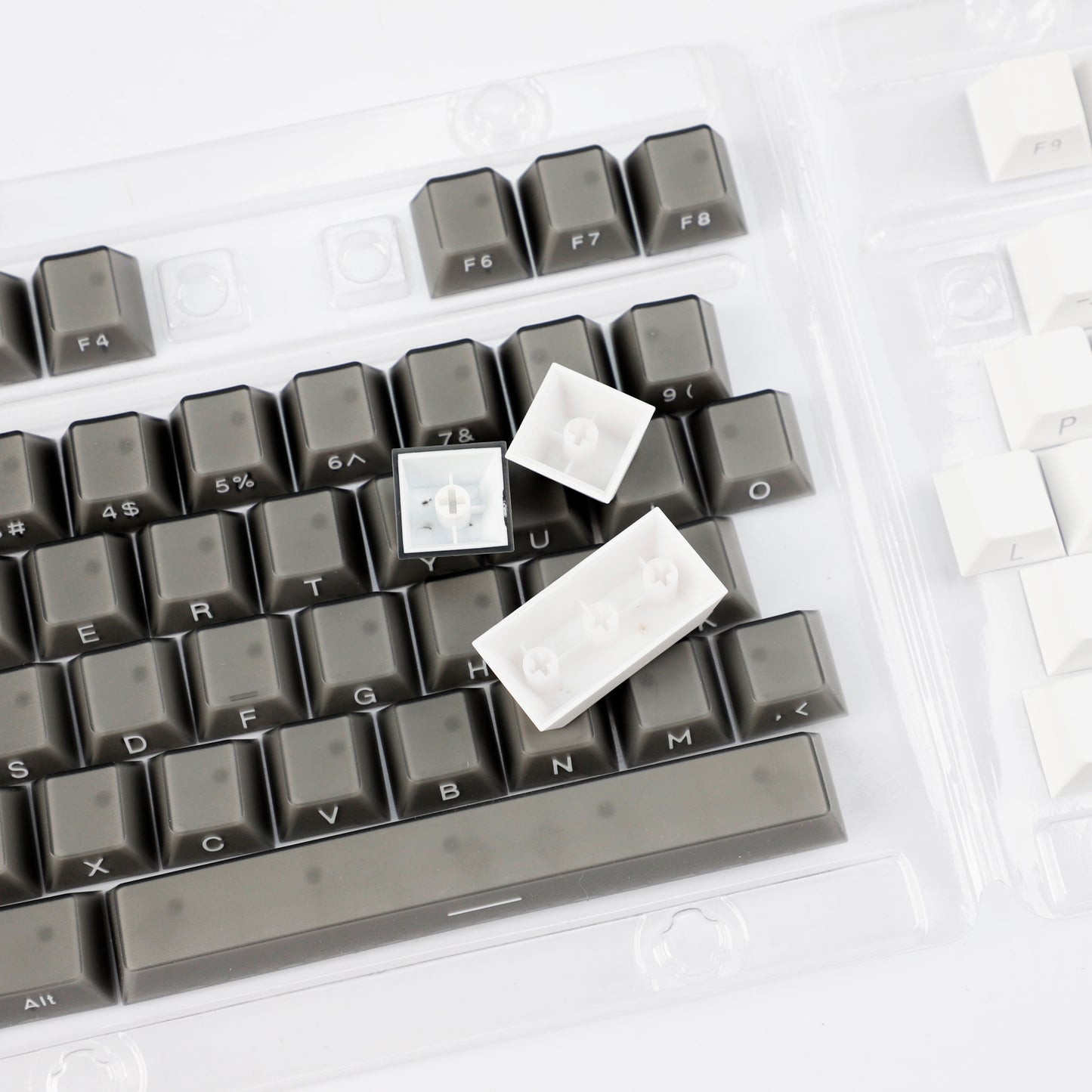 Clearance Cherry MDA Profile PBT PC Side-Lit Shine Through Keycap Set Keycaps for Mechanical Keyboard