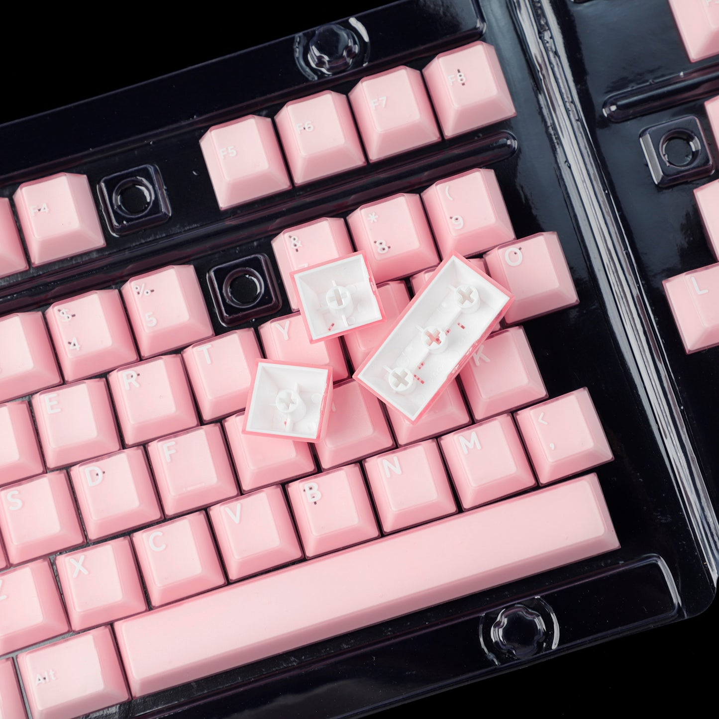 Clearance Cherry MDA Profile PBT PC Side-Lit Shine Through Keycap Set Keycaps for Mechanical Keyboard