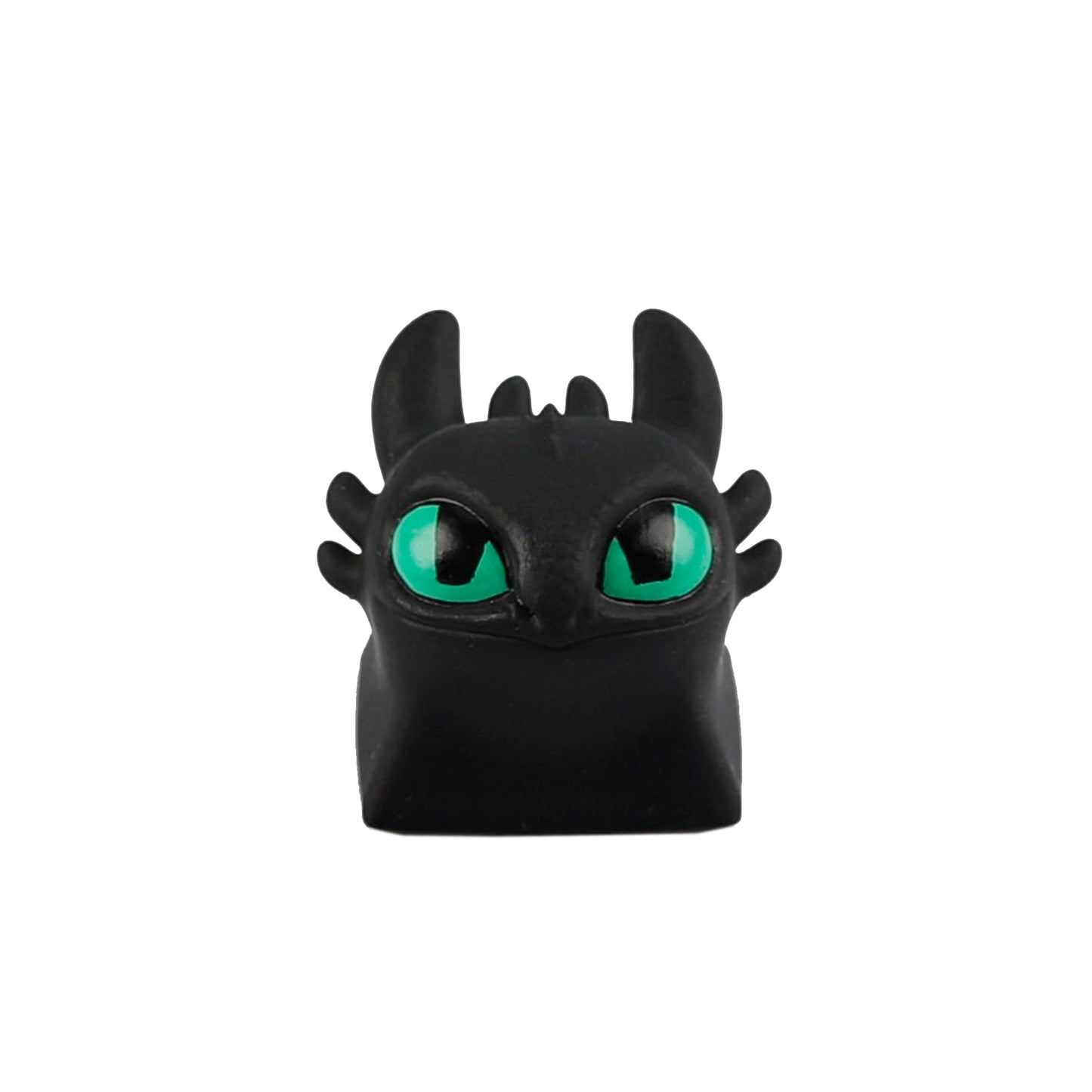 YMDK Black White Dragon Novelty Keycap Personalized Handmade Resin Creativity Custom Keycaps for MX Mechanical Keyboards
