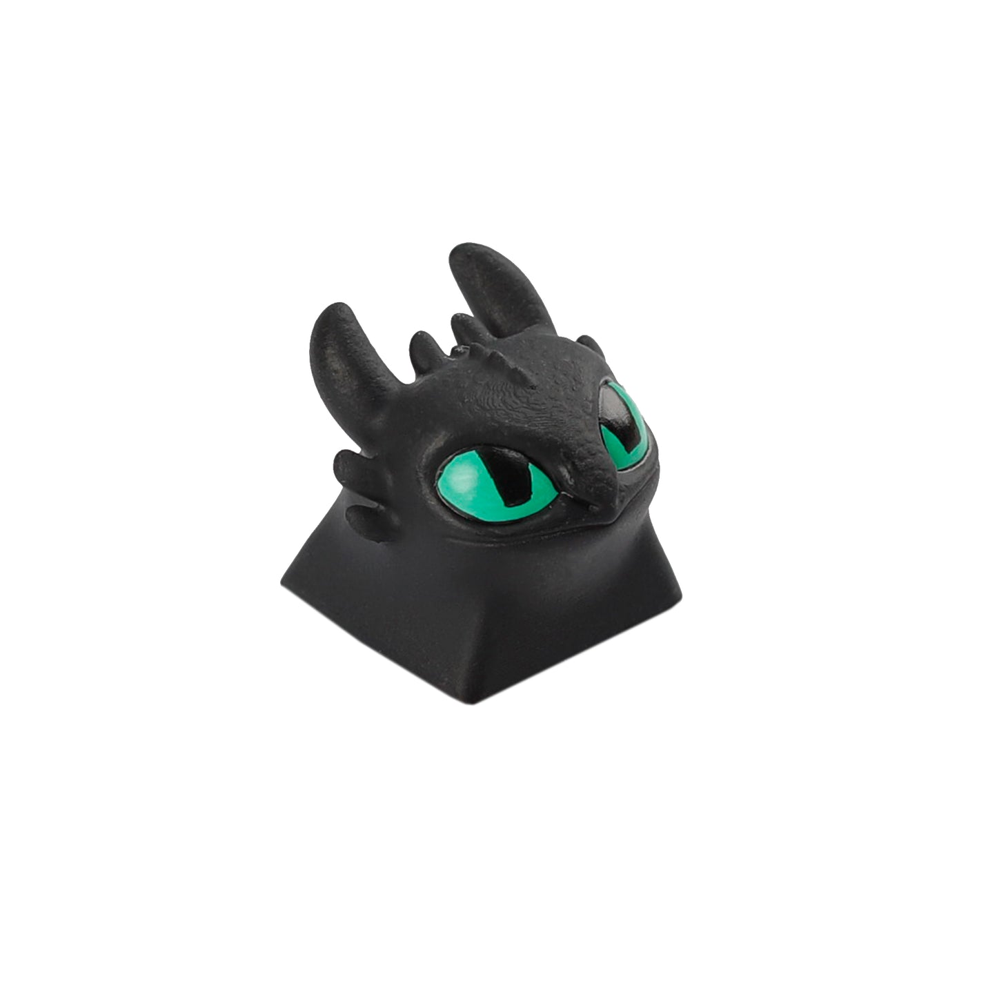 YMDK Black White Dragon Novelty Keycap Personalized Handmade Resin Creativity Custom Keycaps for MX Mechanical Keyboards