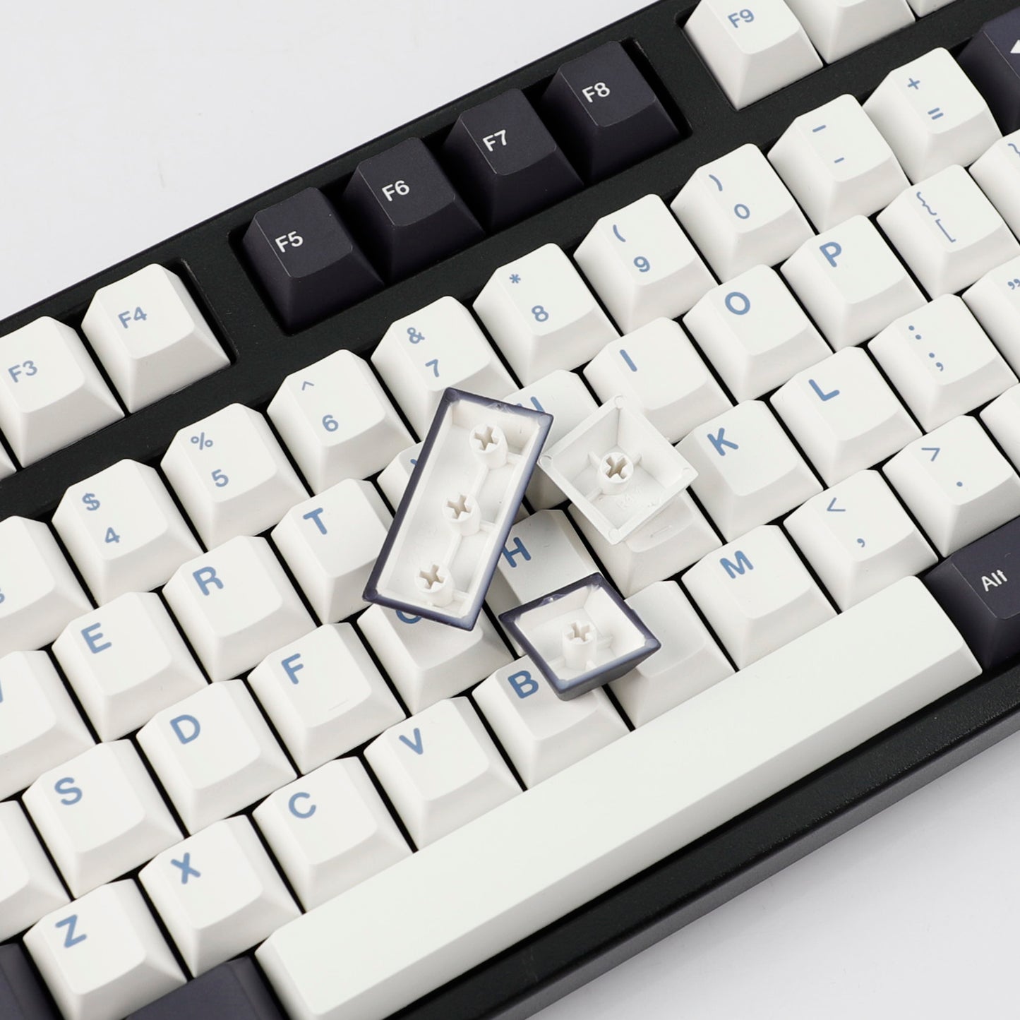 YMDK 142 Keys Arctic Circle Cherry Profile PBT Dye-Sub Keycaps for 61/68/75/84/96/100/104 MX Mechanical Keyboard