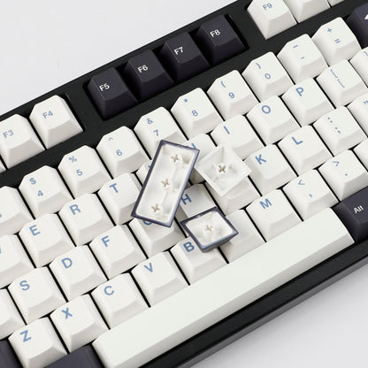 YMDK 142 Keys Arctic Circle Cherry Profile PBT Dye-Sub Keycaps for 61/68/75/84/96/100/104 MX Mechanical Keyboard