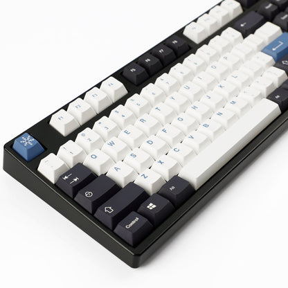 YMDK 142 Keys Arctic Circle Cherry Profile PBT Dye-Sub Keycaps for 61/68/75/84/96/100/104 MX Mechanical Keyboard