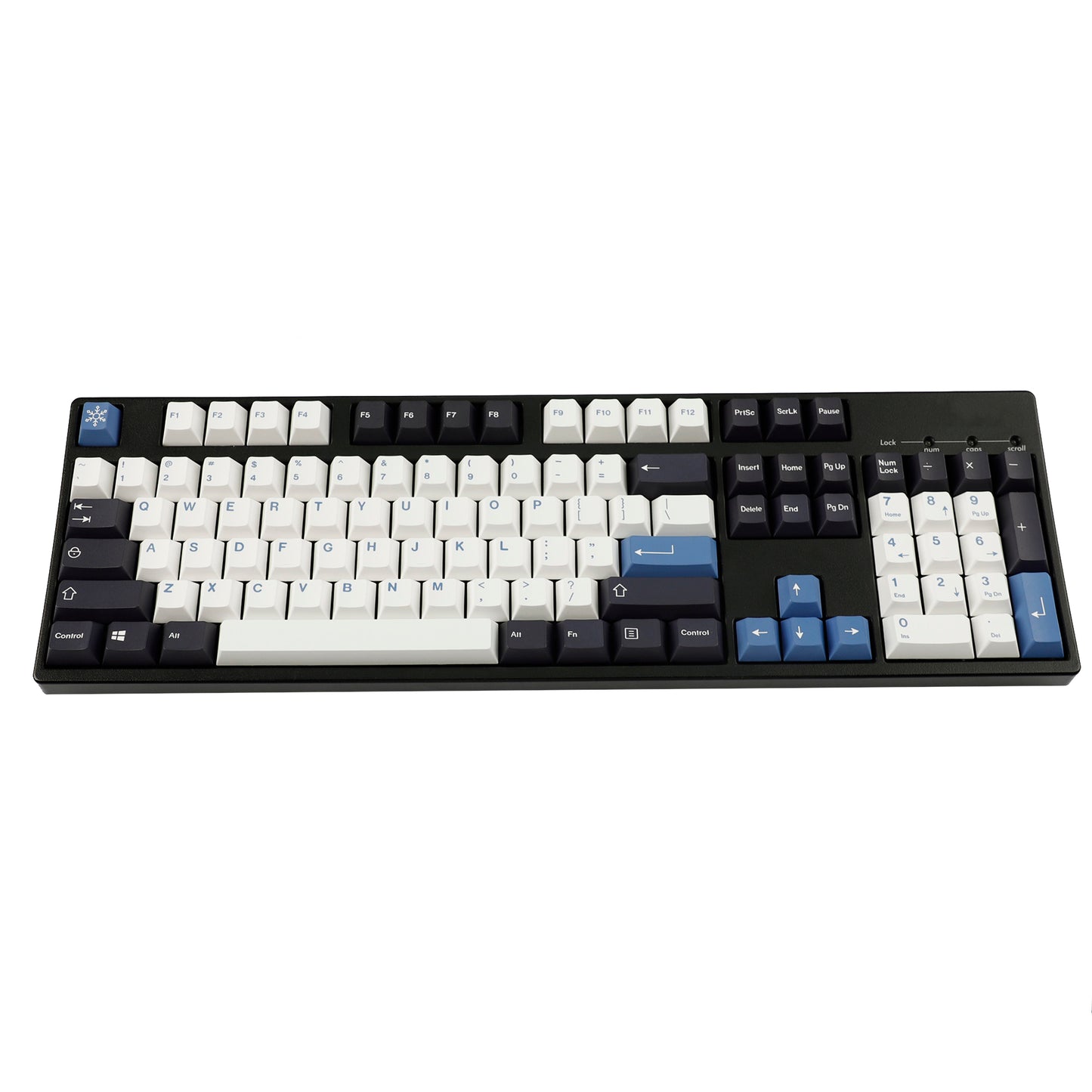 YMDK 142 Keys Arctic Circle Cherry Profile PBT Dye-Sub Keycaps for 61/68/75/84/96/100/104 MX Mechanical Keyboard