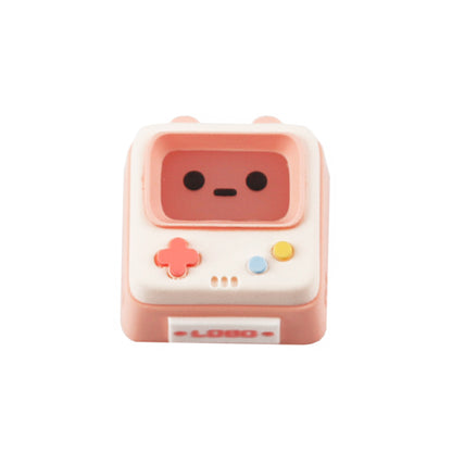 YMDK Retro Game Console Shine Through Artisan Keycap, Cute Novelty Custom MX Key Cap, DIY Mod Replacement for Mechanical Keyboards