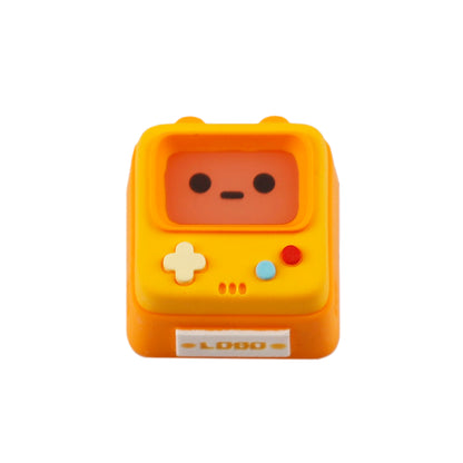 YMDK Retro Game Console Shine Through Artisan Keycap, Cute Novelty Custom MX Key Cap, DIY Mod Replacement for Mechanical Keyboards