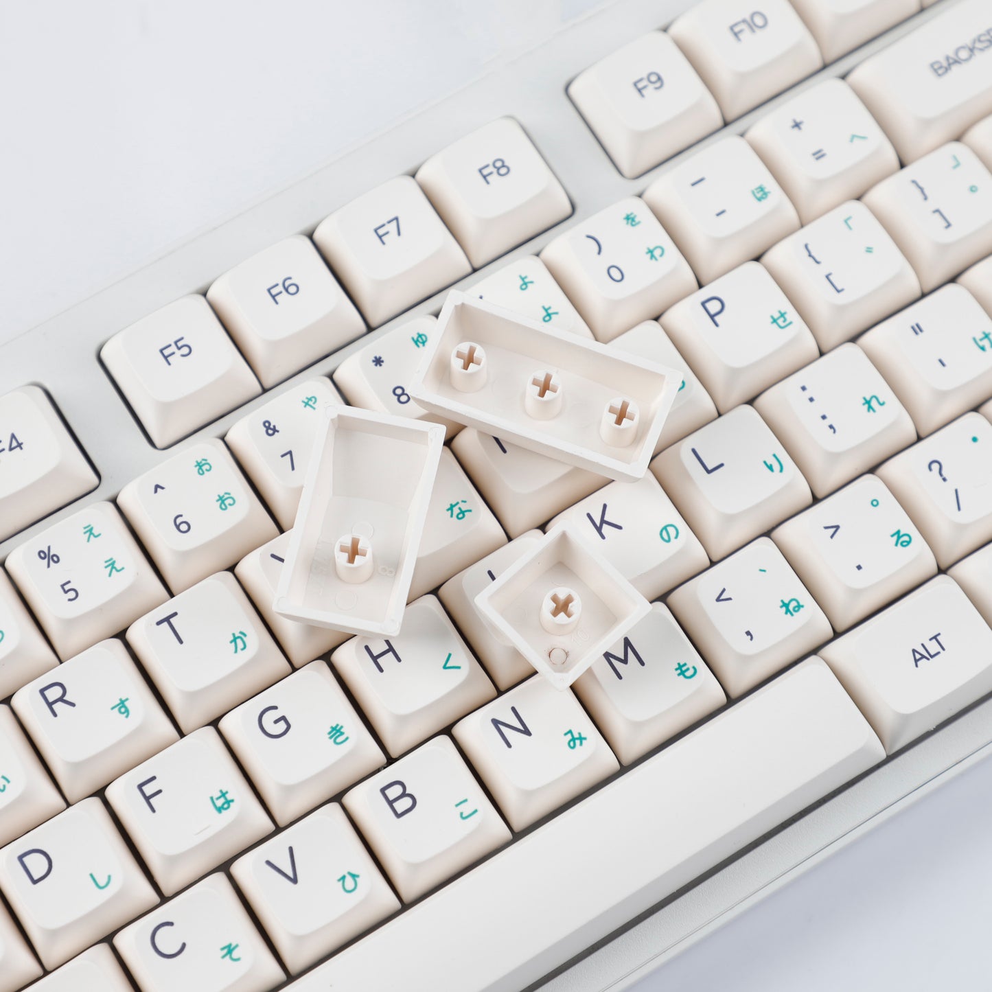 YMDK Avocado PBT Keycaps XDA Profile 140 Keys Dye-Sub for 61/64/68/84/87/100/104/108 MX Mechanical Keyboard