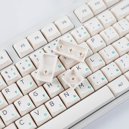 YMDK Avocado PBT Keycaps XDA Profile 140 Keys Dye-Sub for 61/64/68/84/87/100/104/108 MX Mechanical Keyboard