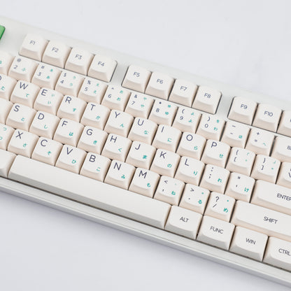 YMDK Avocado PBT Keycaps XDA Profile 140 Keys Dye-Sub for 61/64/68/84/87/100/104/108 MX Mechanical Keyboard