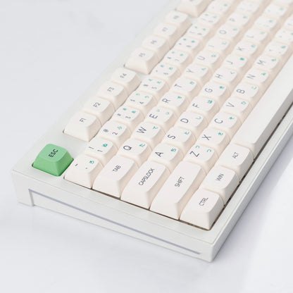YMDK Avocado PBT Keycaps XDA Profile 140 Keys Dye-Sub for 61/64/68/84/87/100/104/108 MX Mechanical Keyboard