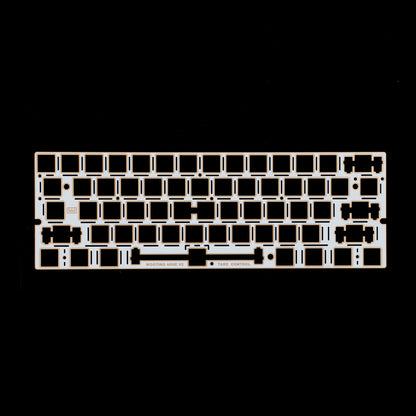 YMDK 60% Layout Switch Plate, Immersion Gold FR4 / Carbon Fiber Keyboard Positioning Plate Compatible with Wooting 60HE Mechanical Keyboard
