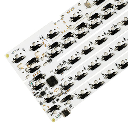 YMDK DK61 64 GH60 Wired Hot-swappable 60 PCB（ Support ISO ANSI Fully Programmable VIA VIAL）