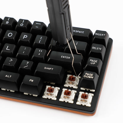 4-Prong 2-in-1 Keycap & Switch Puller, Hot Swappable Mechanical Keyboard Removal Tool for Disassembly Cleaning