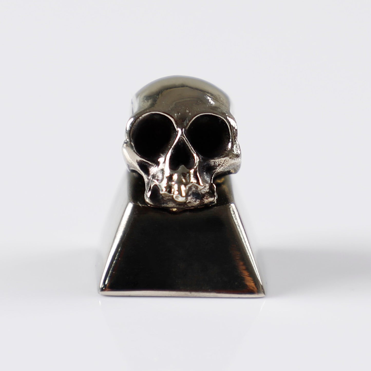 YMDK ESC Key 1pcs stereoscopic Pure Copper keycaps Skull Handmade Artisans Metal Key Caps for Mechanical Keyboard