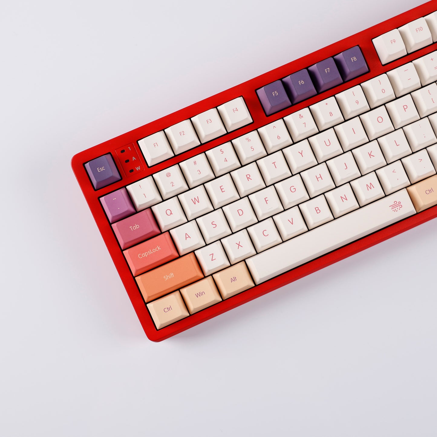 YMDK Smoke Cloud 143 Keycaps(Dye Sub Cherry Profile PBT 1.5mm/ANSI 104 TKL GK61 96 75 GMMK NCR80 Using)