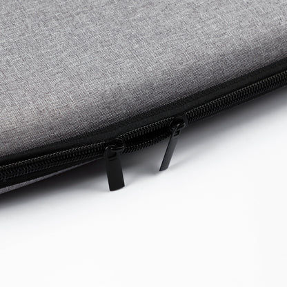 YMDK Gray Hard EVA Keyboard Storage Case, Shock Absorption Waterproof Protective Bag for Magnetic Switch Mechanical Keyboard
