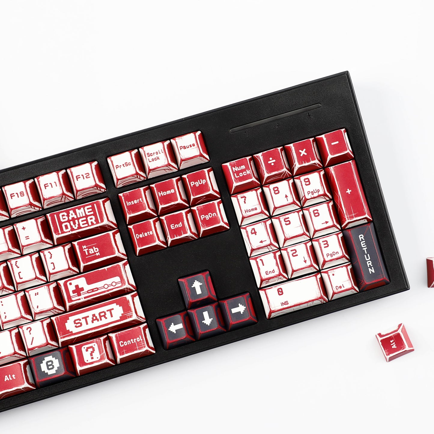 153 Gameboy Retro Keycaps(Dye Sub Cherry Profile/TKL GK61 96 GMMK Using)