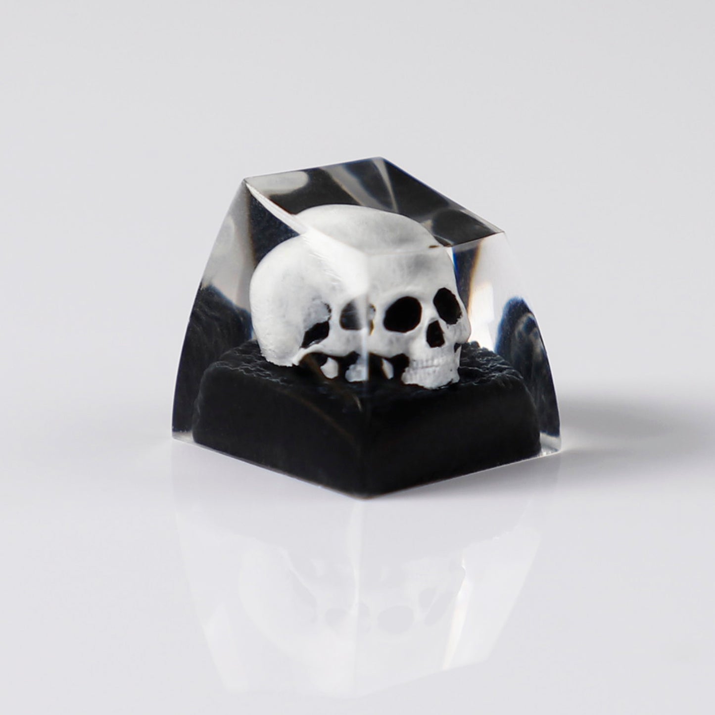 YMDK Resin Skull Personalized Keycaps Creative Homemade Custom Keycaps for MX Mechanical Keyboard