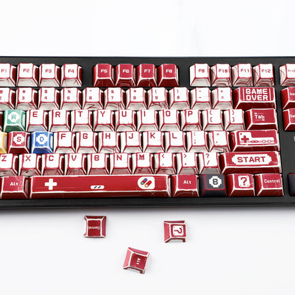 153 Gameboy Retro Keycaps(Dye Sub Cherry Profile/TKL GK61 96 GMMK Using)