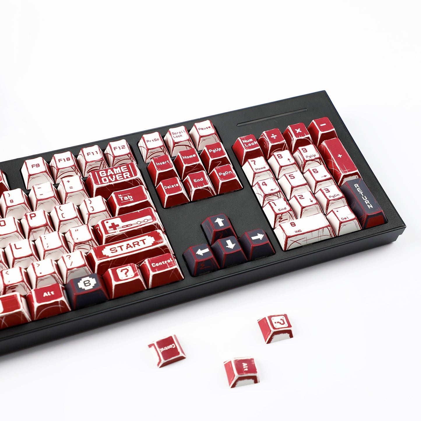 153 Gameboy Retro Keycaps(Dye Sub Cherry Profile/TKL GK61 96 GMMK Using)