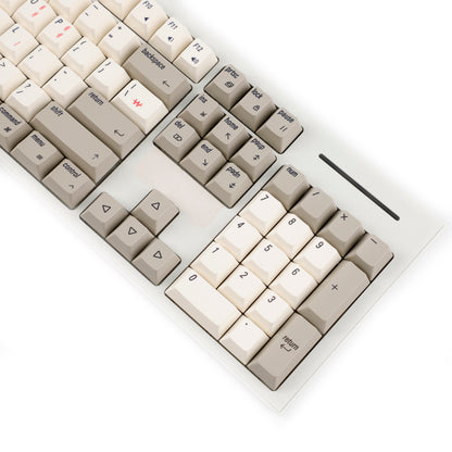 YMDK English Korean 136 Keys MAC Apple Retro Keycaps Cherry Profile PBT Dye Sublimation for 75/87/98/104/108 MX Mechanical Keyboard
