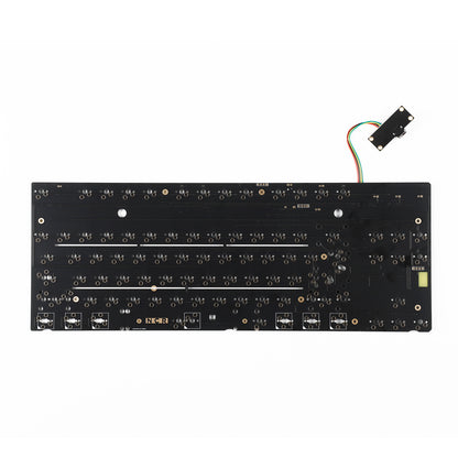 NCR80 R2 R3 80% Soldering Hot Swappable PCB FR4 Plate VIAL VIA Type C Detachable Support Mx and Alps Switches