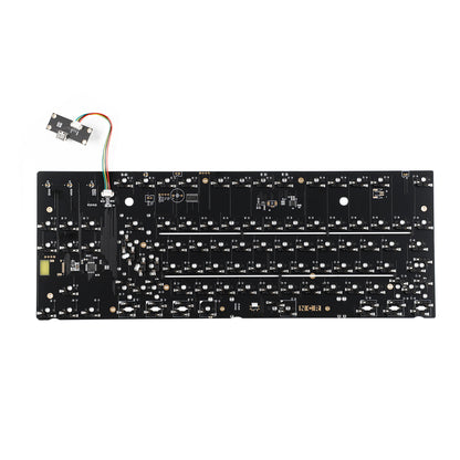 NCR80 R2 R3 80% Soldering Hot Swappable PCB FR4 Plate VIAL VIA Type C Detachable Support Mx and Alps Switches