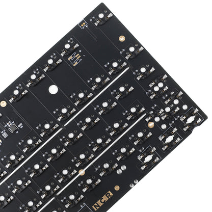 NCR80 R2 R3 80% Soldering Hot Swappable PCB FR4 Plate VIAL VIA Type C Detachable Support Mx and Alps Switches