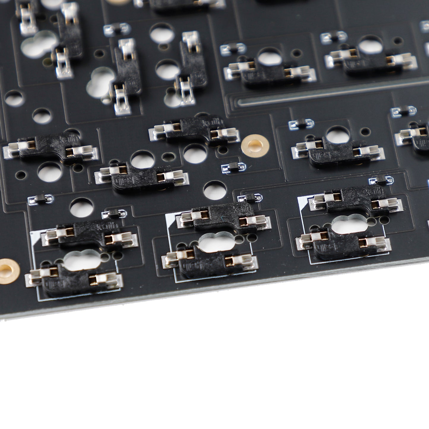 NCR80 R2 R3 80% Soldering Hot Swappable PCB FR4 Plate VIAL VIA Type C Detachable Support Mx and Alps Switches