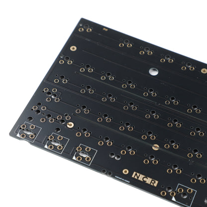 NCR80 R2 R3 80% Soldering Hot Swappable PCB FR4 Plate VIAL VIA Type C Detachable Support Mx and Alps Switches