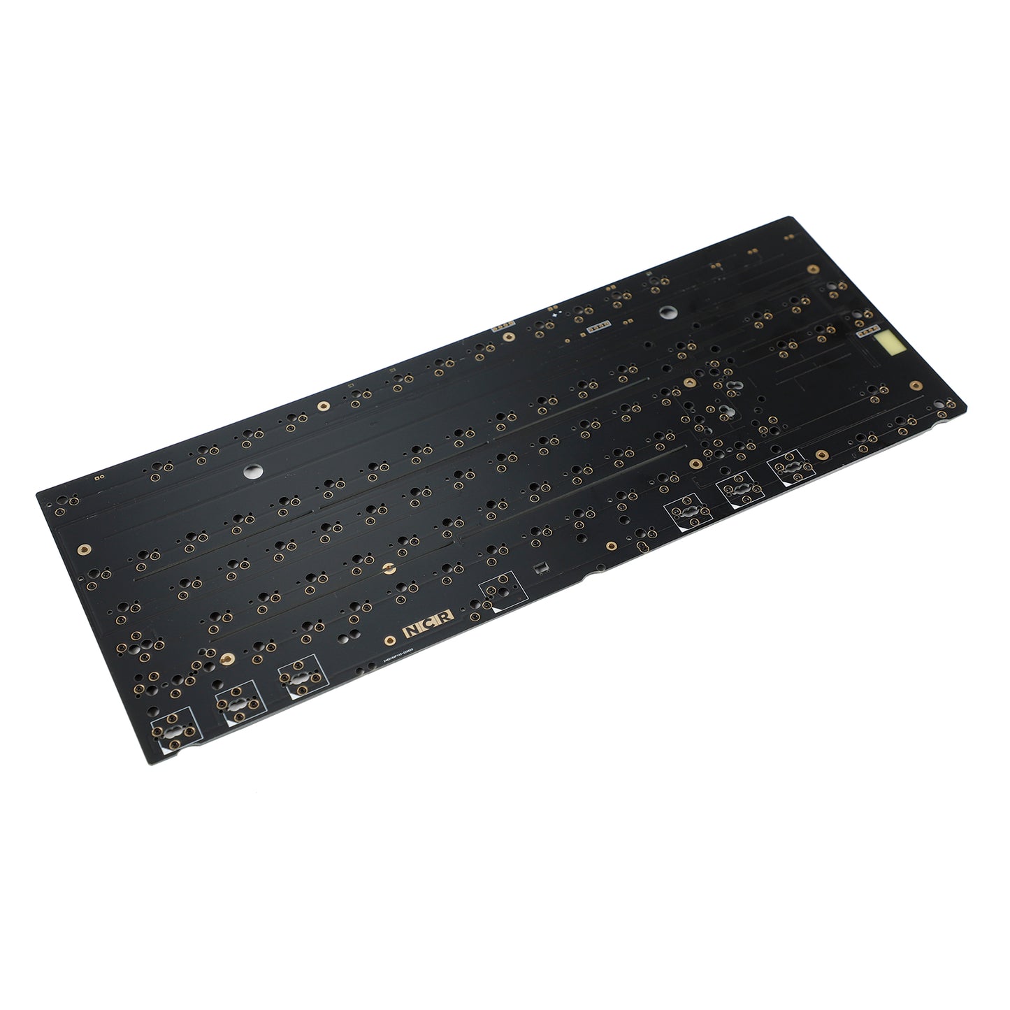 NCR80 R2 R3 80% Soldering Hot Swappable PCB FR4 Plate VIAL VIA Type C Detachable Support Mx and Alps Switches