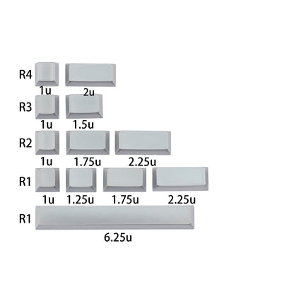 YMDK Cherry Profile Metal Keycaps 1u 1.25u 1.75u 2u 2.25u 2.75u 6.25u (Wholesale)
