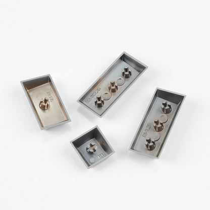 YMDK Cherry Profile Metal Keycaps Accent Supplement Keycaps 1u 1.25u 1.75u 2u 2.25u 2.75u 6.25u for MX Mechanical Keyboard
