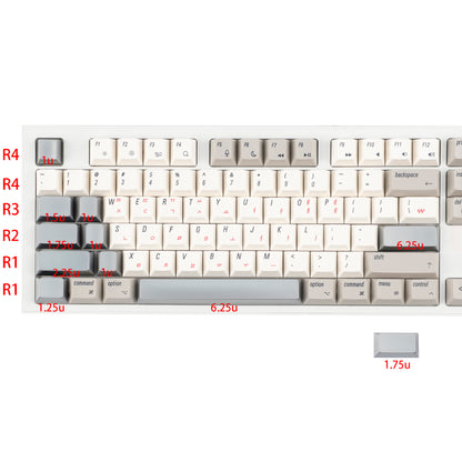 YMDK Cherry Profile Metal Keycaps Accent Supplement Keycaps 1u 1.25u 1.75u 2u 2.25u 2.75u 6.25u for MX Mechanical Keyboard