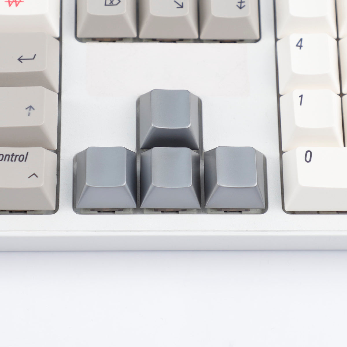 YMDK Cherry Profile Metal Keycaps Accent Supplement Keycaps 1u 1.25u 1.75u 2u 2.25u 2.75u 6.25u for MX Mechanical Keyboard