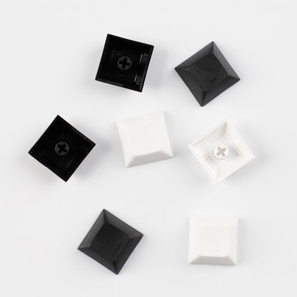 YMDK Blank DSA 1u Keycap 1.4mm PBT FJ blind spot-3pcs Keycaps For MX Switches Keyboard