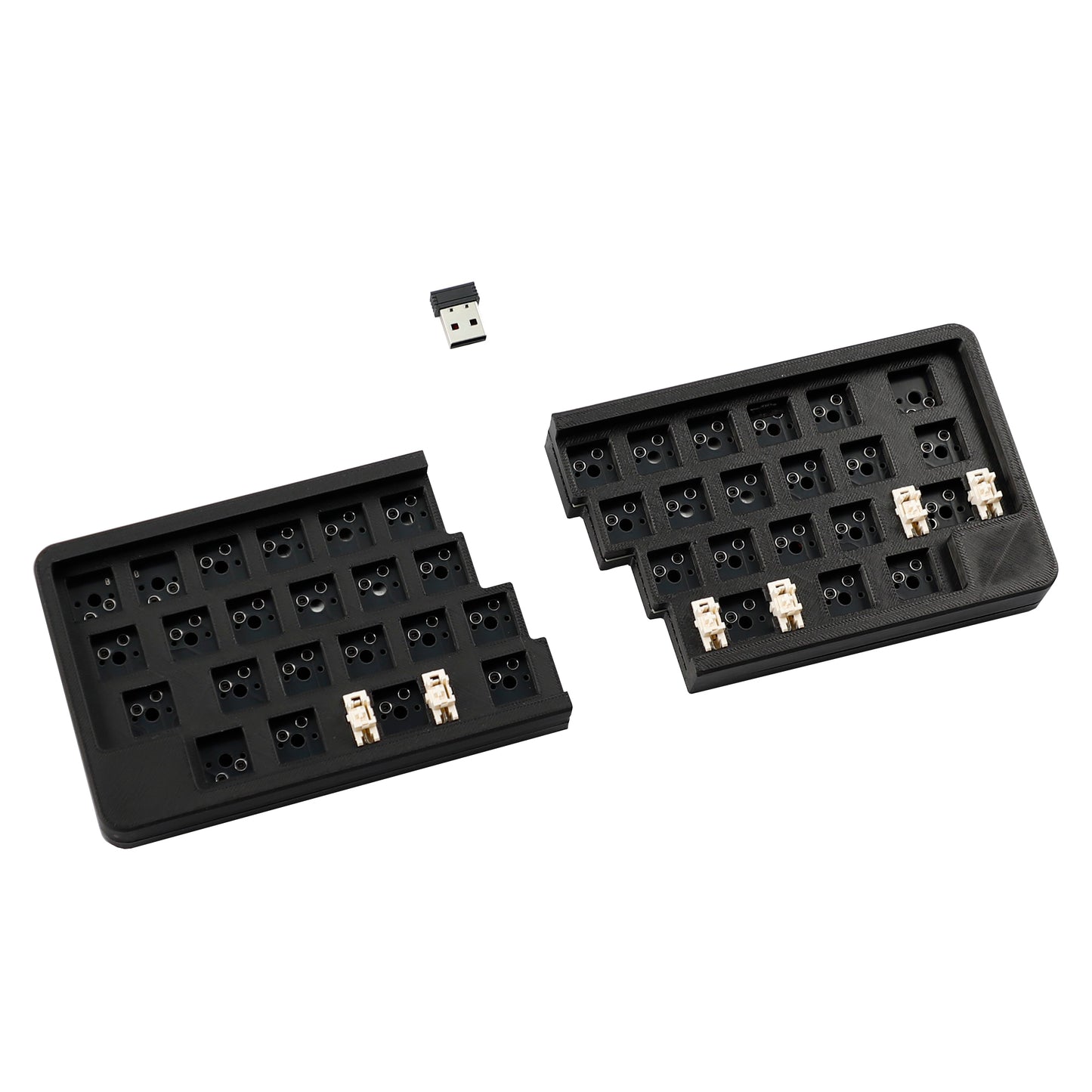 YMDK 40% Wireless Split Keyboard 2.4Ghz Ergonomic Split Custom DIY Programmable Support Hot Swappable VIAL