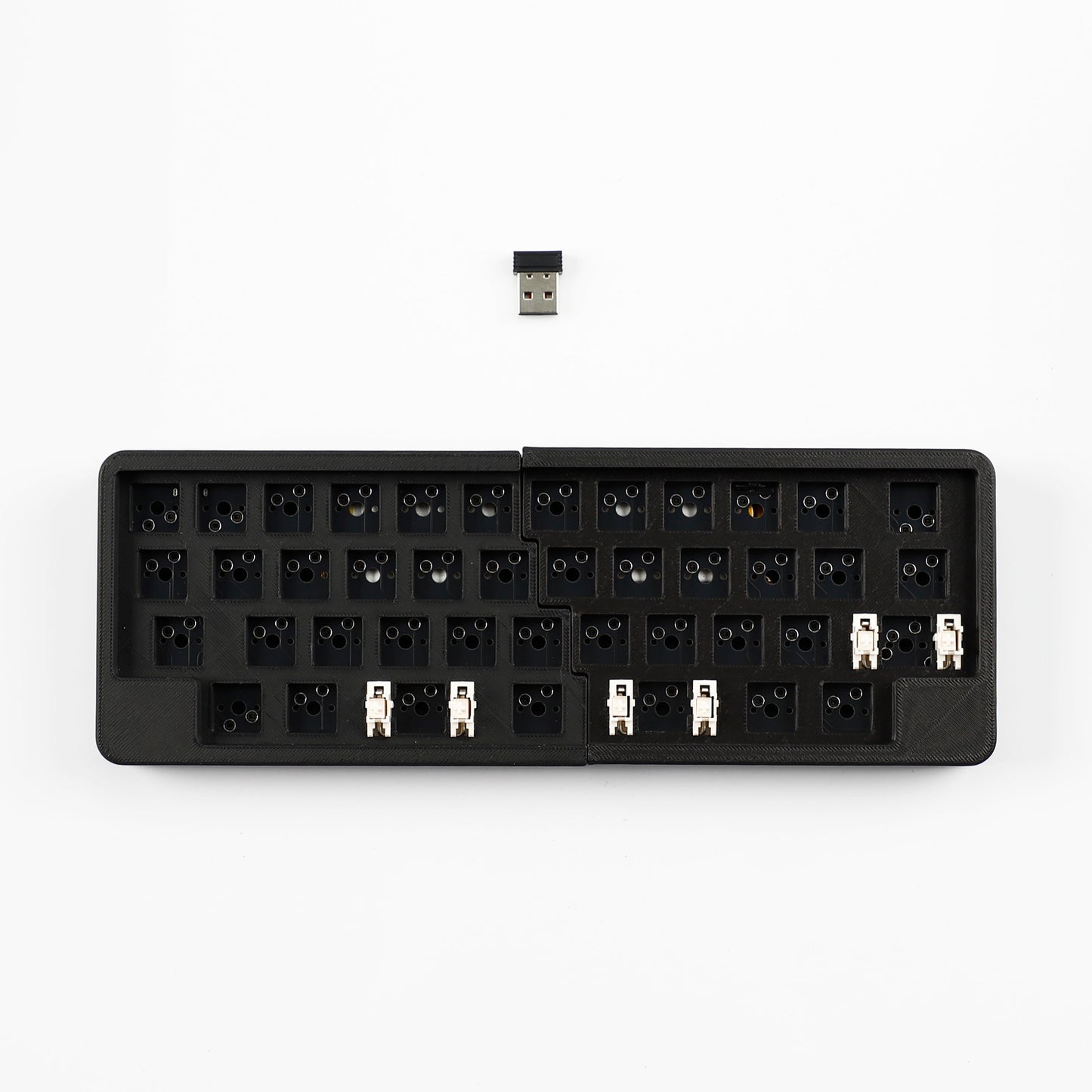 YMDK 40% Wireless Split Keyboard 2.4Ghz Ergonomic Split Custom DIY Programmable Support Hot Swappable VIAL
