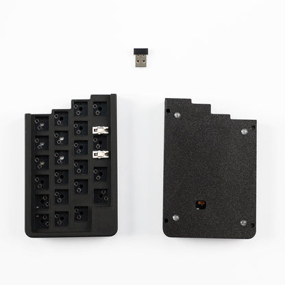 YMDK 40% Wireless Split Keyboard 2.4Ghz Ergonomic Split Custom DIY Programmable Support Hot Swappable VIAL