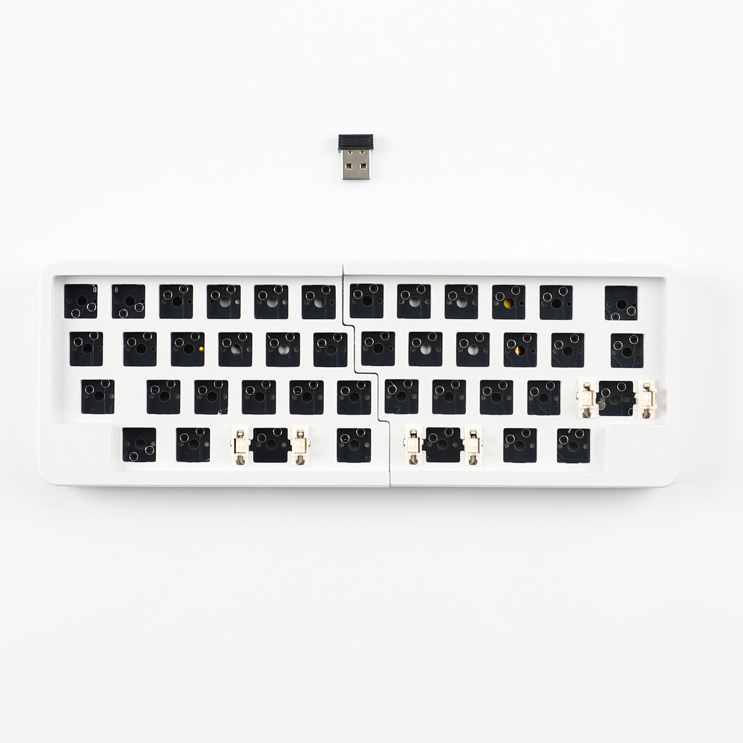 YMDK 40% Wireless Split Keyboard 2.4Ghz Ergonomic Split Custom DIY Programmable Support Hot Swappable VIAL